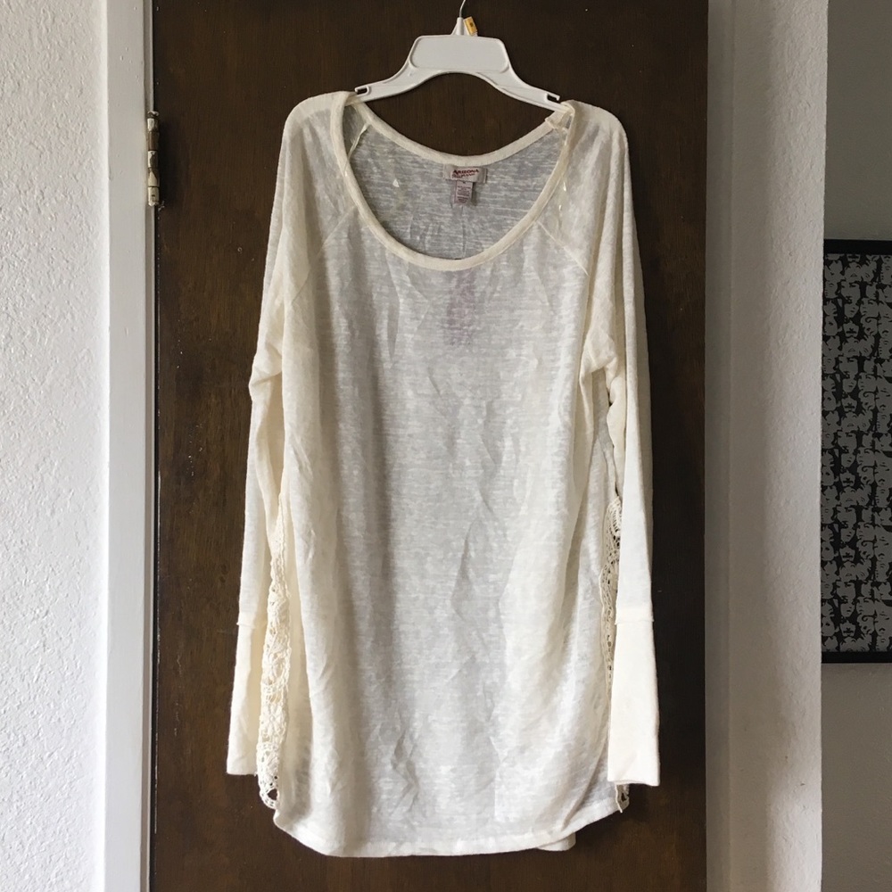 Cream Lightweight Arizona Top